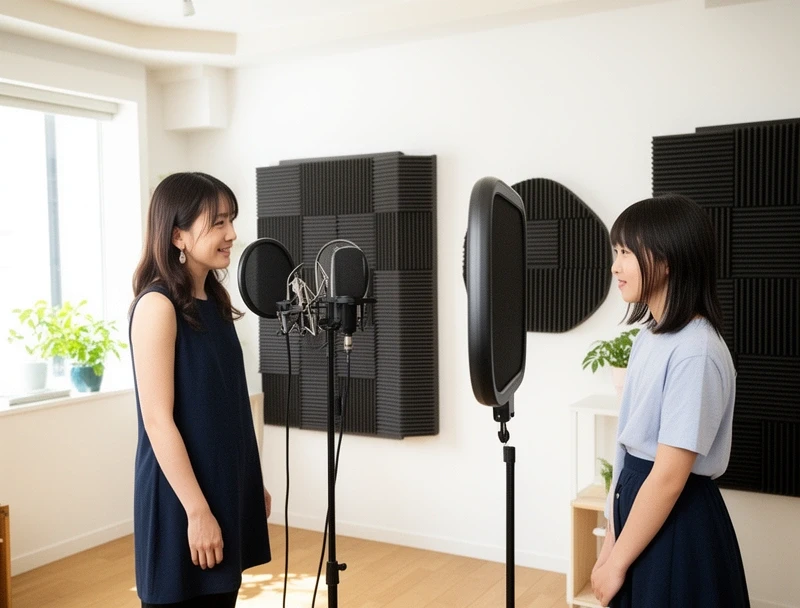 スタジオでレッスン中の様子