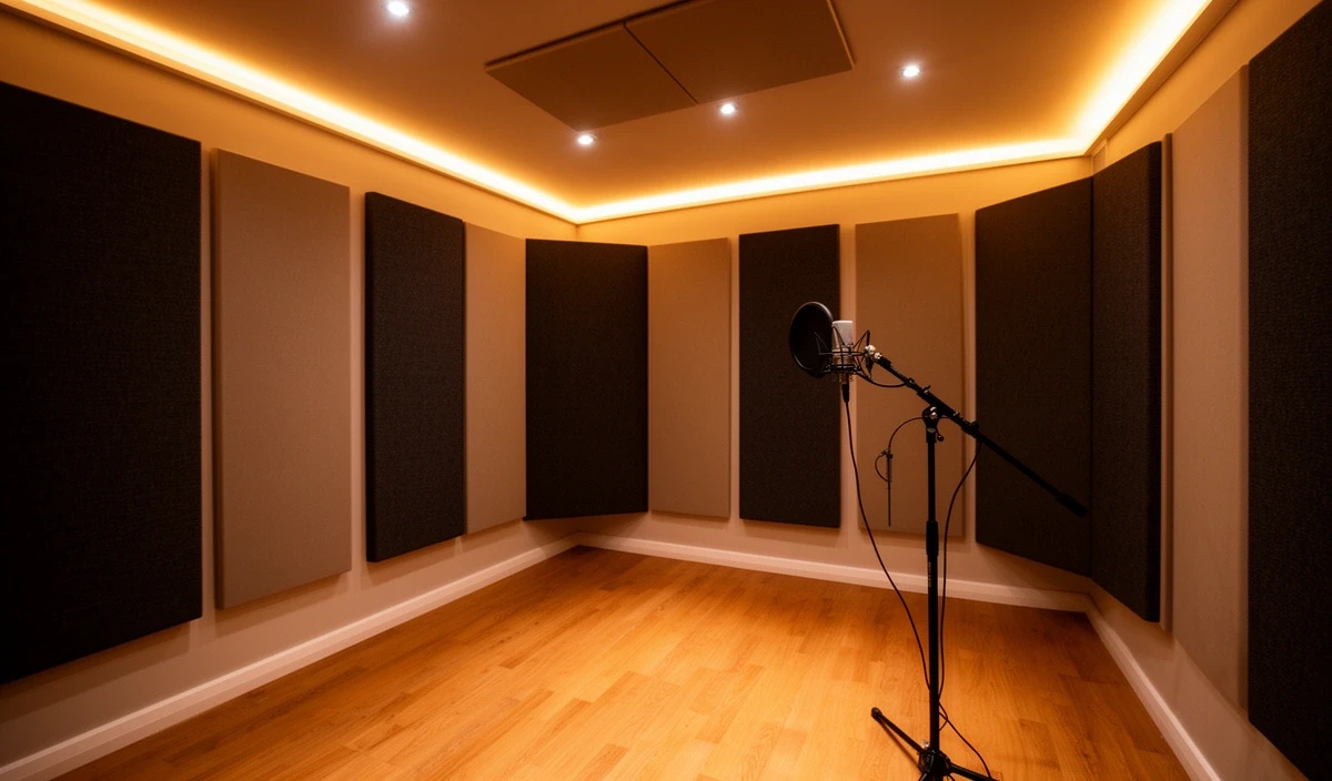 防音設備を備えたレッスンスタジオ内観